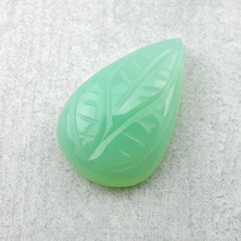 Chalcedon chryzo kaboszon carving 21x14 mm nr 86 Chalcedon chryzo kaboszon carving 21x14 mm nr 86