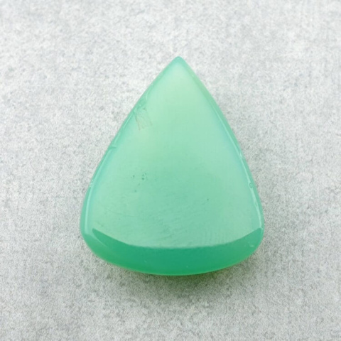 Chalcedony chryso cabochon carving 21x17 mm no. 30 Chalcedony chryso cabochon carving 21x17 mm no. 30