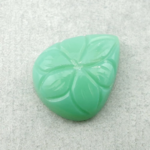 Chalcedony chryso cabochon carving 21x17 mm no. 59 Chalcedony chryso cabochon carving 21x17 mm no. 59
