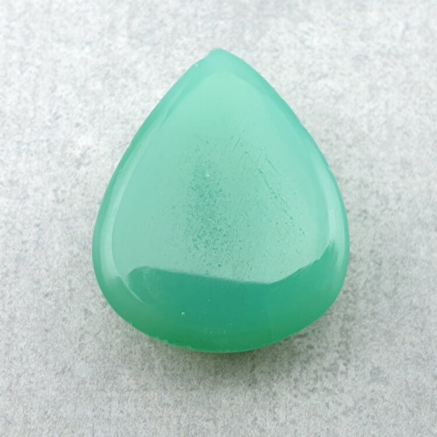 Chalcedony chryso cabochon carving 22x18 mm no. 5 Chalcedony chryso cabochon carving 22x18 mm no. 5