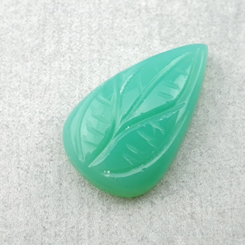 Chalcedon chryzo kaboszon carving 23x14 mm nr 66 Chalcedon chryzo kaboszon carving 23x14 mm nr 66