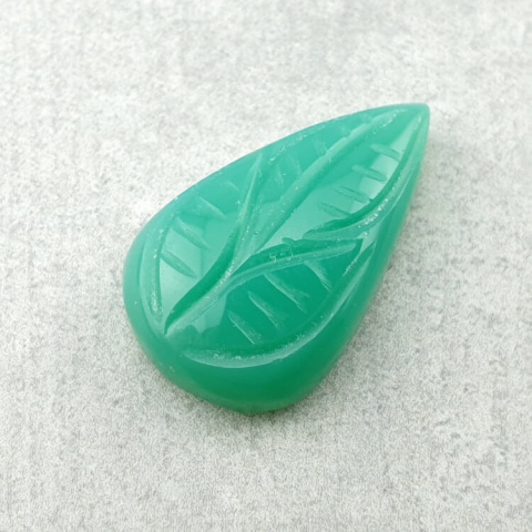 Chalcedon chryzo kaboszon carving 23x14 mm nr 73 Chalcedon chryzo kaboszon carving 23x14 mm nr 73