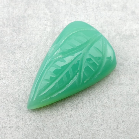 Chalcedon chryzo kaboszon carving 23x14 mm nr 89 Chalcedon chryzo kaboszon carving 23x14 mm nr 89