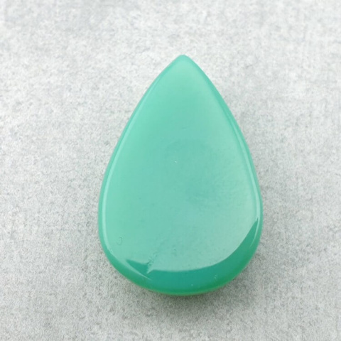 Chalcedony chryso cabochon carved 24x16 mm no 82 Chalcedony chryso cabochon carved 24x16 mm no 82