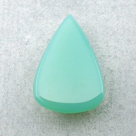 Chalcedony chryso cabochon carved 24x16 mm no 87 Chalcedony chryso cabochon carved 24x16 mm no 87