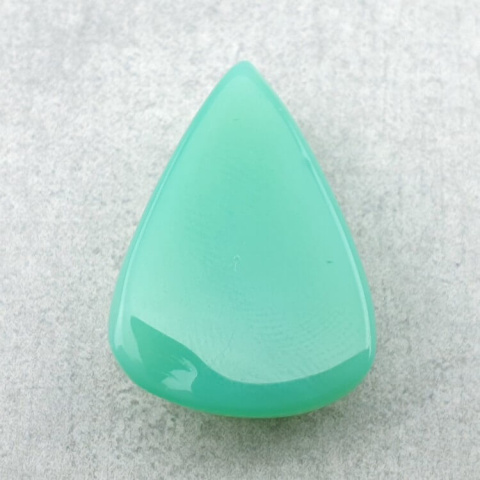 Chalcedony chryso cabochon carved 24x17 mm no 51 Chalcedony chryso cabochon carved 24x17 mm no 51