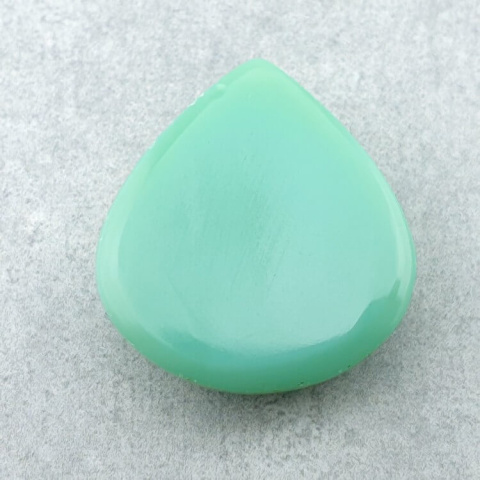 Chalcedony chryso cabochon carved 24x22 mm no 43