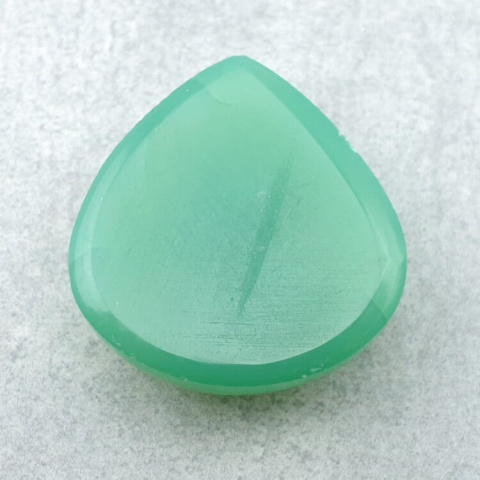 Chalcedony chryso cabochon carved 24x23 mm no 8 Chalcedony chryso cabochon carved 24x23 mm no 8