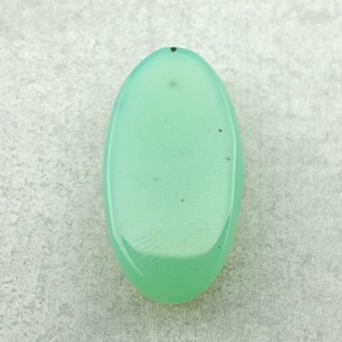 Chalcedony chryso cabochon carved 25x13 mm no 27 Chalcedony chryso cabochon carved 25x13 mm no 27