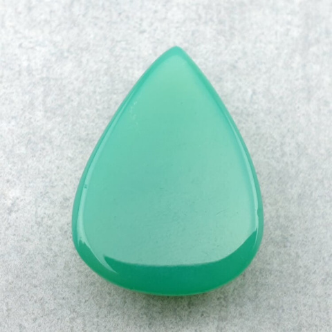 Chalcedony chryso cabochon carved 25x18 mm no 12 Chalcedony chryso cabochon carved 25x18 mm no 12