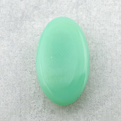 Chalcedony chryso cabochon carved 26x15 mm no 48 Chalcedony chryso cabochon carved 26x15 mm no 48