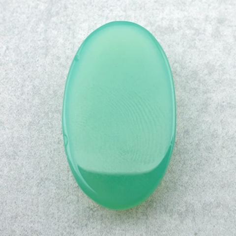 Chalcedony chryso cabochon carved 26x15 mm no 83 Chalcedony chryso cabochon carved 26x15 mm no 83