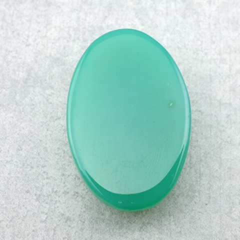 Chalcedony chryso cabochon carved 26x17 mm no 20 Chalcedony chryso cabochon carved 26x17 mm no 20