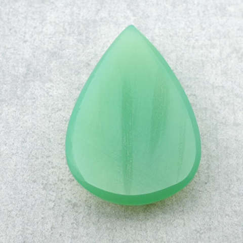 Chalcedony chryso cabochon carved 27x19 mm no 42 Chalcedony chryso cabochon carved 27x19 mm no 42