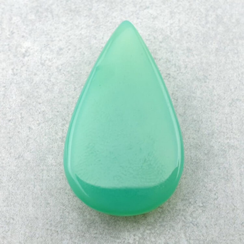 Chalcedony chryso cabochon carved 28x17 mm no 23 Chalcedony chryso cabochon carved 28x17 mm no 23