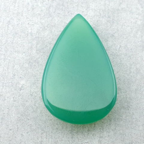 Chalcedony chryso cabochon carved 28x18 mm no 74 Chalcedony chryso cabochon carved 28x18 mm no 74