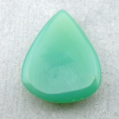 Chalcedony chryso cabochon carved 28x23 mm no 6 Chalcedony chryso cabochon carved 28x23 mm no 6