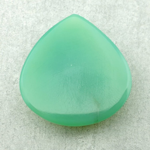 Chalcedony chryso cabochon carved 28x26 mm no. 4 Chalcedony chryso cabochon carved 28x26 mm no. 4