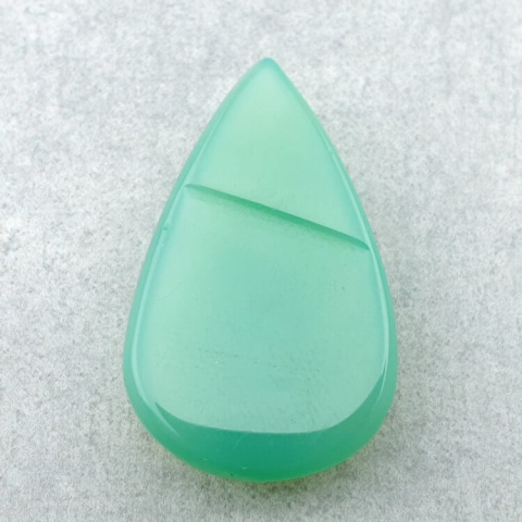 Chalcedony chryso cabochon carved 29x18 mm no 13 Chalcedony chryso cabochon carved 29x18 mm no 13