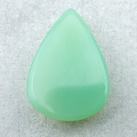 Chalcedony chryso cabochon carved 29x20 mm no. 21 Chalcedony chryso cabochon carved 29x20 mm no. 21