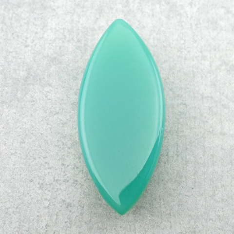 Chalcedony chryso cabochon carved 31x13 mm no 50 Chalcedony chryso cabochon carved 31x13 mm no 50