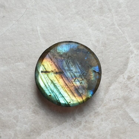 Labradorite cabochon carved fi 23 mm no. 158 Labradorite cabochon carved fi 23 mm no. 158