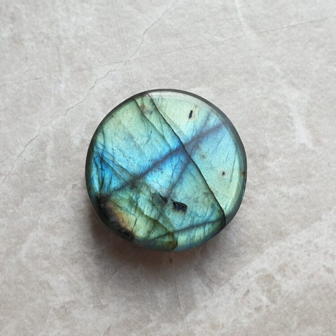 Labradorite cabochon carved fi 23 mm no 180 Labradorite cabochon carved fi 23 mm no 180