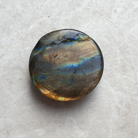Labradorite cabochon carved fi 24 mm no 148 Labradorite cabochon carved fi 24 mm no 148
