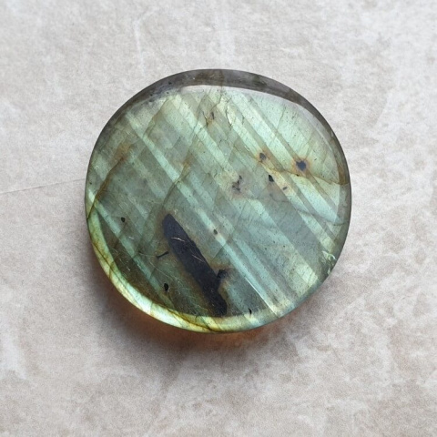 Labradorite cabochon carved fi 27 mm no 125 Labradorite cabochon carved fi 27 mm no 125