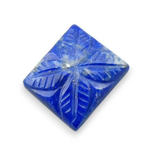 Lapis lazuli cabochon carved 17x15 mm no 76 Lapis lazuli cabochon carved 17x15 mm no 76