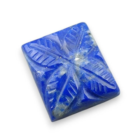 Lapis lazuli cabochon carved 17x15 mm no 76 Lapis lazuli cabochon carved 17x15 mm no 76