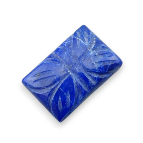 Lapis lazuli cabochon carved 18x12 mm no 69 Lapis lazuli cabochon carved 18x12 mm no 69