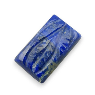 Lapis lazuli cabochon carved 19x11 mm no 78
