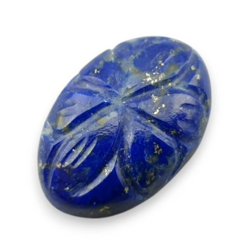 Lapis lazuli cabochon carved 19x12 mm no 86 Lapis lazuli cabochon carved 19x12 mm no 86