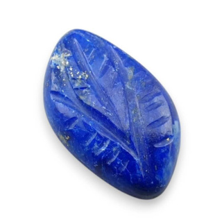 Lapis lazuli cabochon carved 20x12 mm no 87