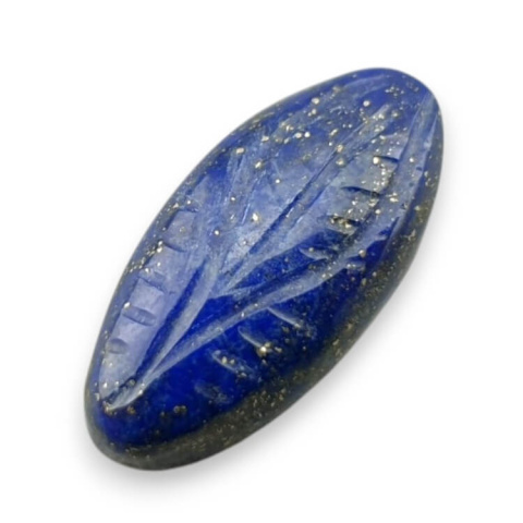 Lapis lazuli carved cabochon 22x10 mm no 82