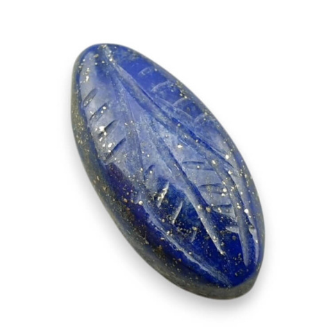 Lapis lazuli carved cabochon 22x10 mm no 82