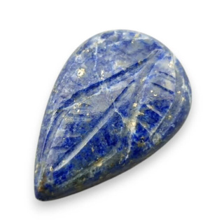 Lapis lazuli cabochon carved 22x15 mm no 80
