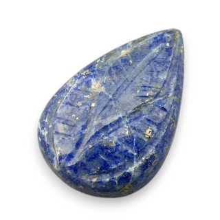 Lapis lazuli cabochon carved 22x15 mm no 80