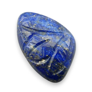 Lapis lazuli cabochon carved 22x15 mm no 88