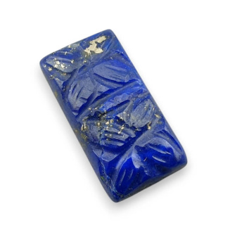 Lapis lazuli carved cabochon 23x12 mm no 54