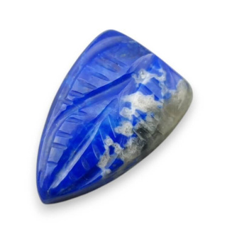 Lapis lazuli carved cabochon 23x15 mm no 75