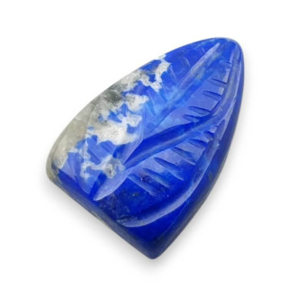 Lapis lazuli carved cabochon 23x15 mm no 75