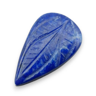 Lapis lazuli cabochon carved 25x15 mm no 58