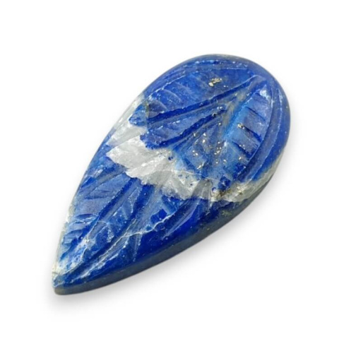 Lapis lazuli cabochon carved 26x13 mm no 38 Lapis lazuli cabochon carved 26x13 mm no 38