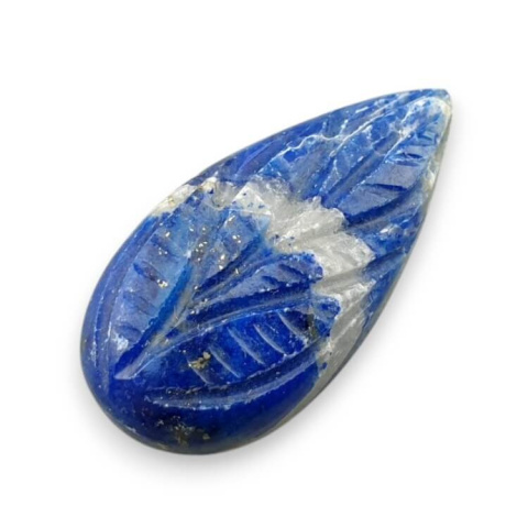 Lapis lazuli cabochon carved 26x13 mm no 38 Lapis lazuli cabochon carved 26x13 mm no 38