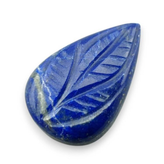 Lapis lazuli cabochon carved 26x17 mm no 65