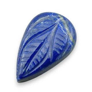 Lapis lazuli cabochon carved 26x17 mm no 65