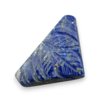 Lapis lazuli cabochon carved 28x17 mm no 61