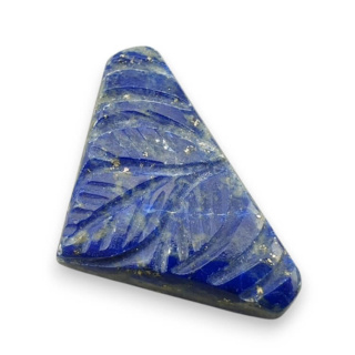 Lapis lazuli cabochon carved 28x17 mm no 61